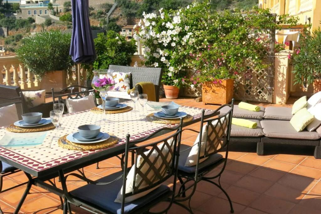 Apartamento En El Puerto De Soller Con Gran Terraza Privada Y Vistas Al Mar. Piscina Comunitaria. Localizado En Un Zona Tranquila Y Muy Soleada. Wifi Gratis Disponible. Parking. Экстерьер фото