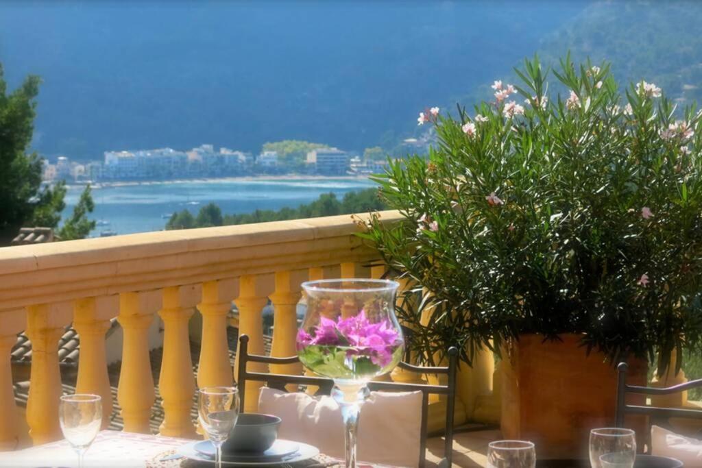 Apartamento En El Puerto De Soller Con Gran Terraza Privada Y Vistas Al Mar. Piscina Comunitaria. Localizado En Un Zona Tranquila Y Muy Soleada. Wifi Gratis Disponible. Parking. Экстерьер фото