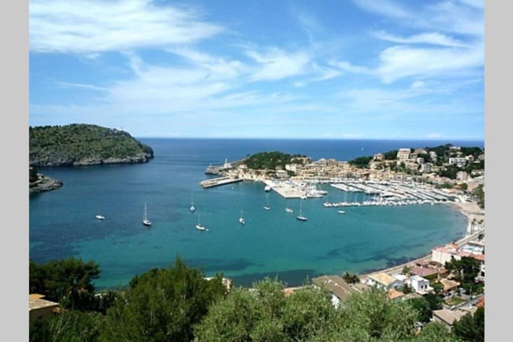 Apartamento En El Puerto De Soller Con Gran Terraza Privada Y Vistas Al Mar. Piscina Comunitaria. Localizado En Un Zona Tranquila Y Muy Soleada. Wifi Gratis Disponible. Parking. Экстерьер фото